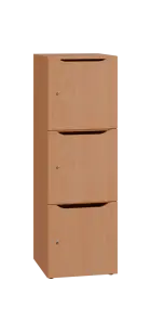 DOMINOU 33 úložná skříň 3-boxová, 1367x450x400 mm, buk royal